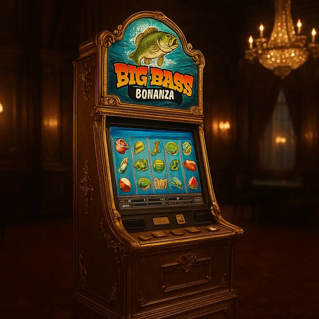 Big Bass Bonanza slot game at BetBluff Manor Estate
