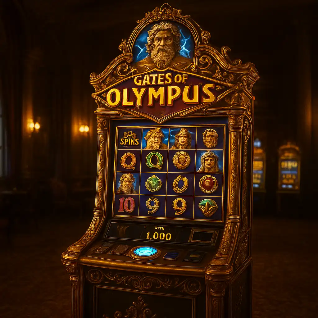 Gates of Olympus Super Scatter slot game at BetBluff Manor Estate